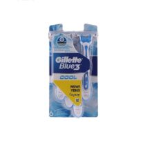 خود تراش ژیلت مدل بلو تری یخی 6 عددی Gillette Blue 3 Cool_اورجینال