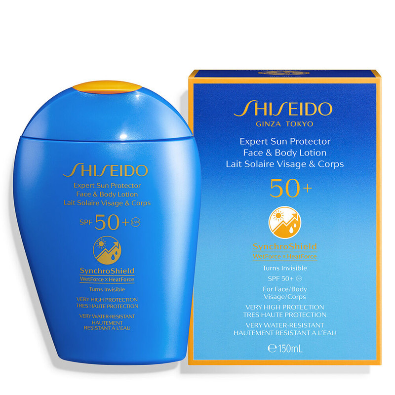 لوسیون ضد آفتاب و ضد چروک بدن و صورت شیسیدو SHISEIDO