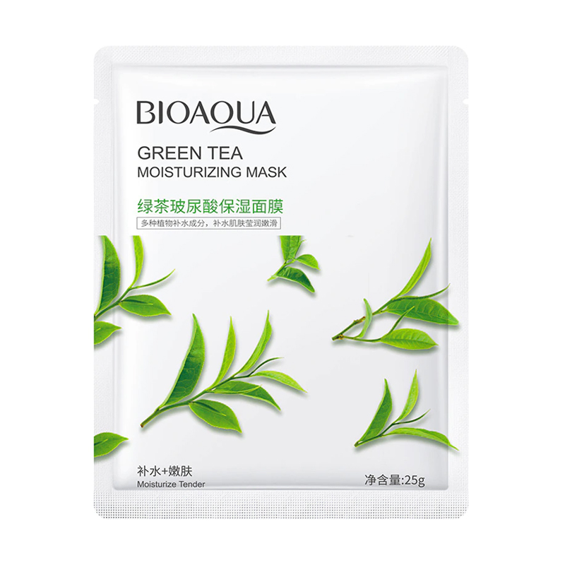 ماسک ورقه ای صورت چای سبز bioaqua