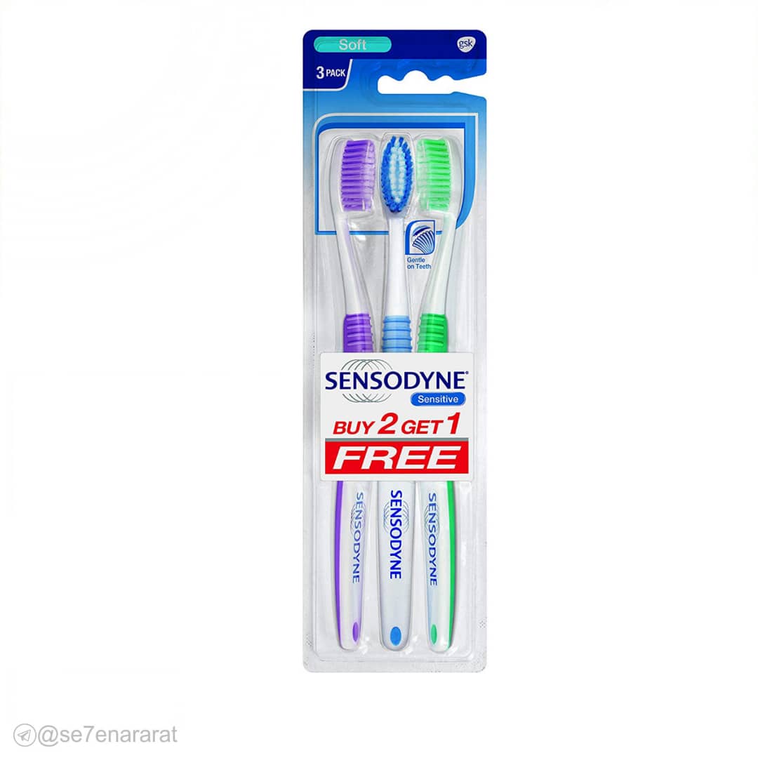 مسواک ۳ عددی SENSODYNE