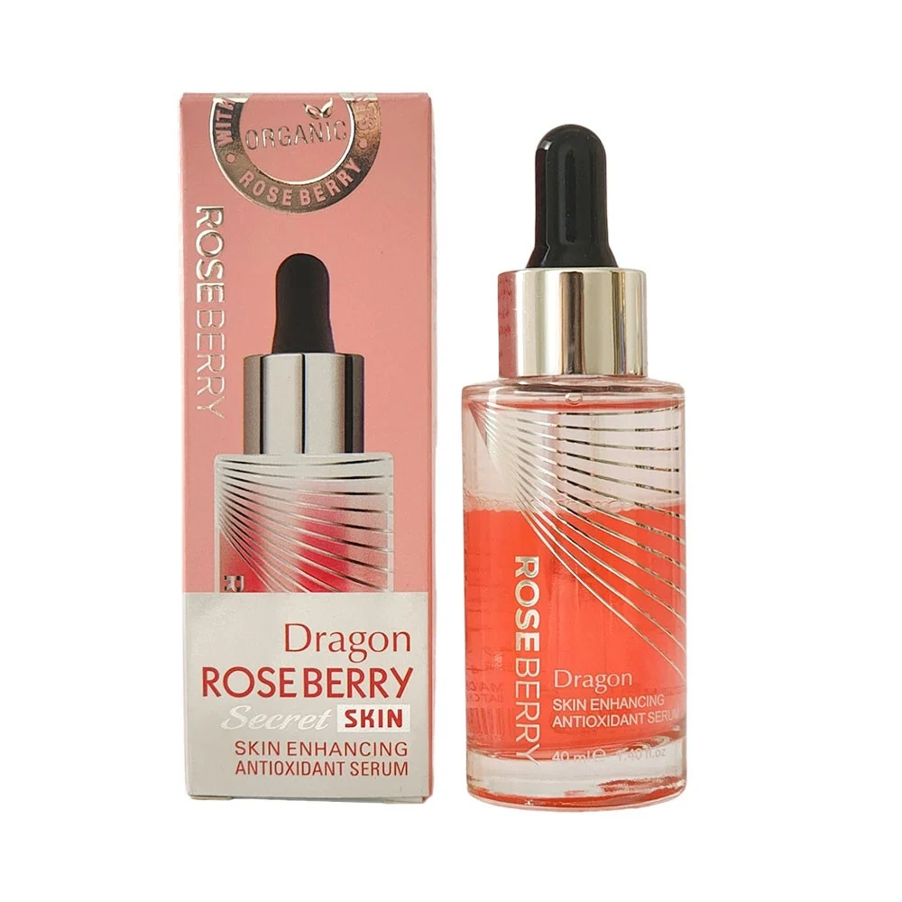 سرم لیفت و سفت کننده پوست دراگون رزبری rose berry